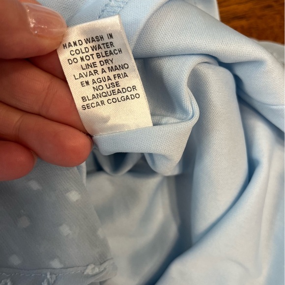 Gorgeous Entro Swiss Dot v-neck romper size large women’s - Picture 4 of 9